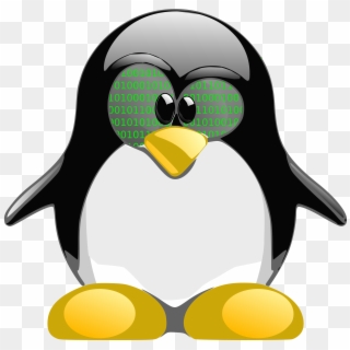 This Free Icons Png Design Of Tux Nerd 1 - Linux Penguin Png Clipart