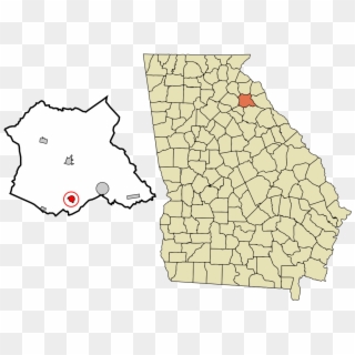 Colbert, Georgia - Hampton Ga On Map Clipart