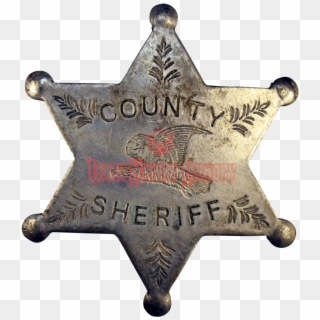 Sheriff Star - Badge Clipart