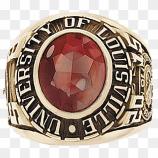 University Of Louisville Men's Medium Traditional Ring Clipart
