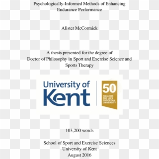 Pdf - University Of Kent Clipart