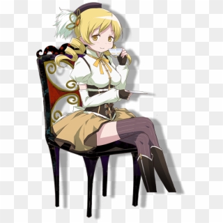 New Official Transparent Artwork Of Tomoe Mami From - Cartoon Clipart