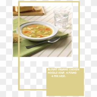 Blount Organic Chicken Noodle Soup, 4 Pound 4 Per Case - Hot And Sour Soup Clipart