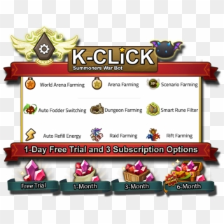[summoners War Bot] K-click Pro ~20% Off ~ Kclickpro - Summoners War Bot Clipart