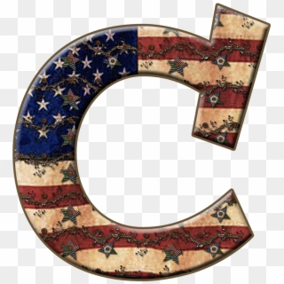 Alfabeto Bandeira Estados Unidos Png - Americana Letters P Clipart