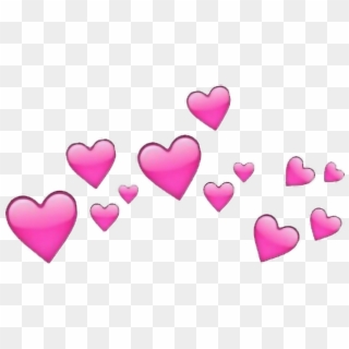 Emojis De Coração Do Whatsapp Png , Png Download - Pink Heart Emoji Crown Clipart