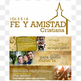 Iglesia Fe Y Amistad Cristiana Competitors, Revenue - Flyer Clipart