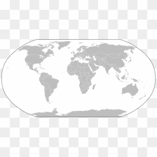 World Map Outline Png - World Map Template Clipart