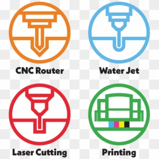 Printfab - Cnc Router Icon Png Clipart