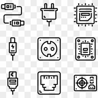 Computer And Hardware - Resume Icons Png Clipart