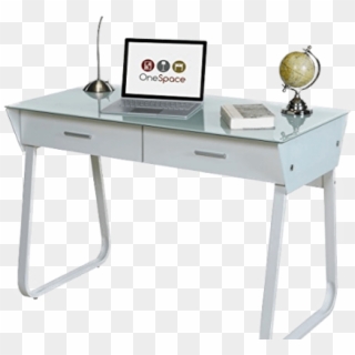 Secretary Desk Png - White Desk Table With Drawers Clipart