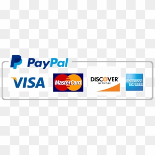 We Use Paypal As Payment Service - Credit Card Clipart