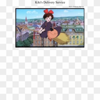 Kiki's Delivery Service Sheet Music Composed By Kiki's - Studio Ghibli Kiki Clipart