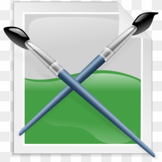 Paint Brush Software - Landscape Clipart - Png Download