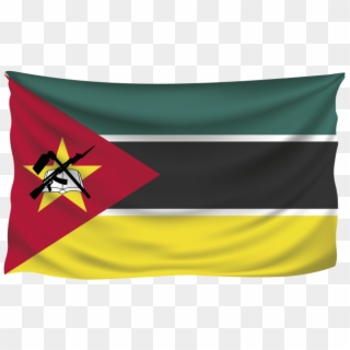 Wavy Mozambique Flag - Mozambique Flag Clipart