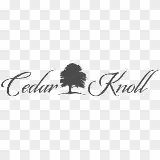 Cedar Knoll - Silhouette Clipart