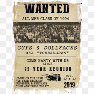 Wanted Sign - Calligraphy Clipart