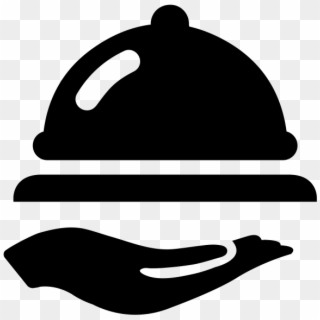 Room Service - Food Serving Icon Clipart