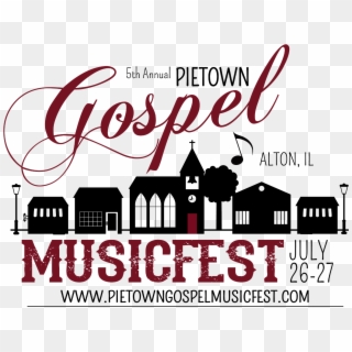 Pietown Gospel Music Fest - Calligraphy Clipart