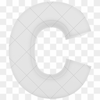 3d Letter C Png - Circle Clipart
