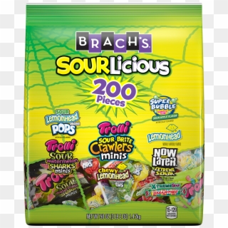 Brach's Sourlicious Halloween Assorted Candy, 50 Oz - Brach's Sour Licious Candy Mix Assorted Sour 200 Count Clipart