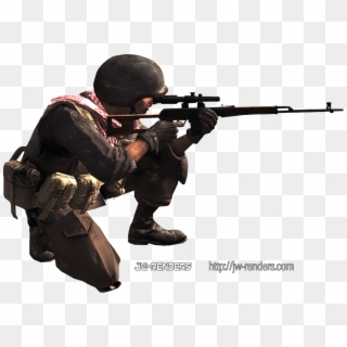 Call Of Duty Ghosts Sniper Png For Kids - Cod4 Png Clipart