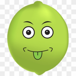 Lime Emoji-18 - Smiley Clipart