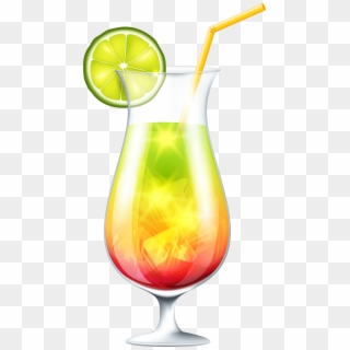 Cocktail With Lime Png Clip Art Image - Hurricane Transparent Png