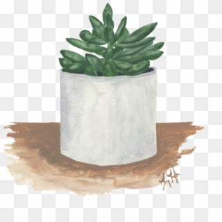 Succulent - Flowerpot Clipart