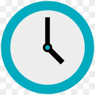 Flat Clock Icon Png - Clock Icon Clipart