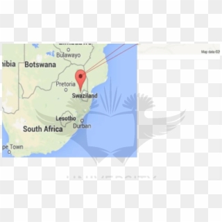 A Google Map Showing The Location Of Lochiel In Mpumalanga, - Atlas Clipart