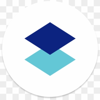 Computer Icon For Dropbox Paper App - Circle Clipart
