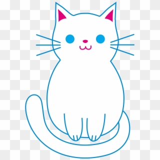 Cute Kitten Clipart Transparent - Transparent Background Cat Clip Art - Png Download