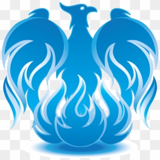 Me - Blue Phoenix Logo Png Clipart