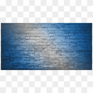 Brickwall-background - Blue Wall Background Png Clipart