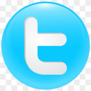 Round Button Image - Twitter Logo Png Clipart