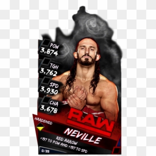 Supercard Neville S3 Hardened Raw - Wwe Supercard Hardened Raw Clipart