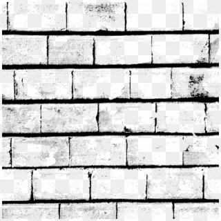 Black And White Brick Wall - White Black Brick Wall Design Clipart