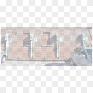 Electric Vehicle Charging Stations Brick Wall - Wall Clipart