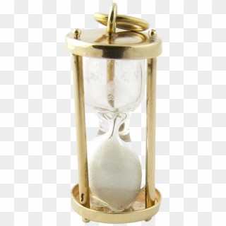 Antique Hourglass Png - Brass Clipart