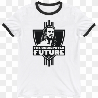 Seth Rollins "the Undisputed Future" Unisex Ringer - Milk Tee Shirt Clipart