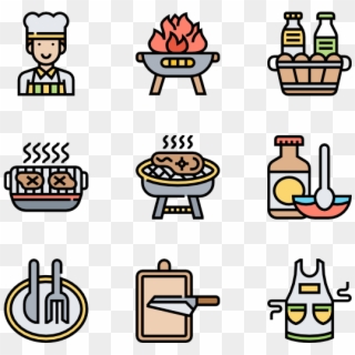 Bbq And Grill - Witty Travel Icon Transparent Background Clipart