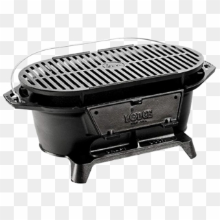 Charcoal Grilling - Cast Iron Sportsman's Grill Clipart