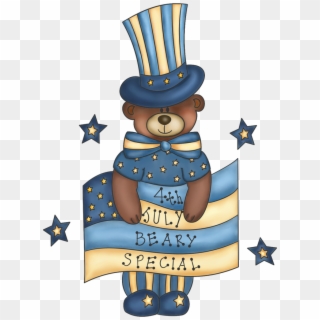 Free 4th Of July Bear Graphic - Vector Graphics Clipart