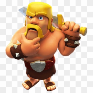 Clash Of Clans Barbarian Thinking - Clash Of Clans Clipart