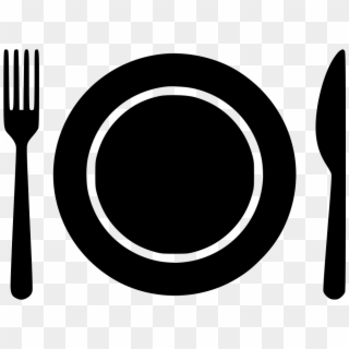 Png File Svg - Plate And Fork Icon Png Clipart