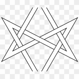 Star Of David Clipart Celtic - Unicursal Hexagram - Png Download