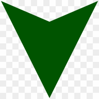Dark Green Down Arrow - Green Down Arrow Icon Clipart