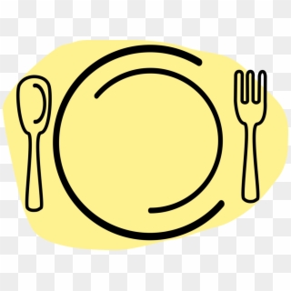 Spoon - And - Fork - Png - Plate Spoon Fork Png Clipart