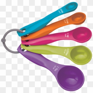 Image Free Kitchen Coloured Set Pieces - Spoon Measurements Clipart